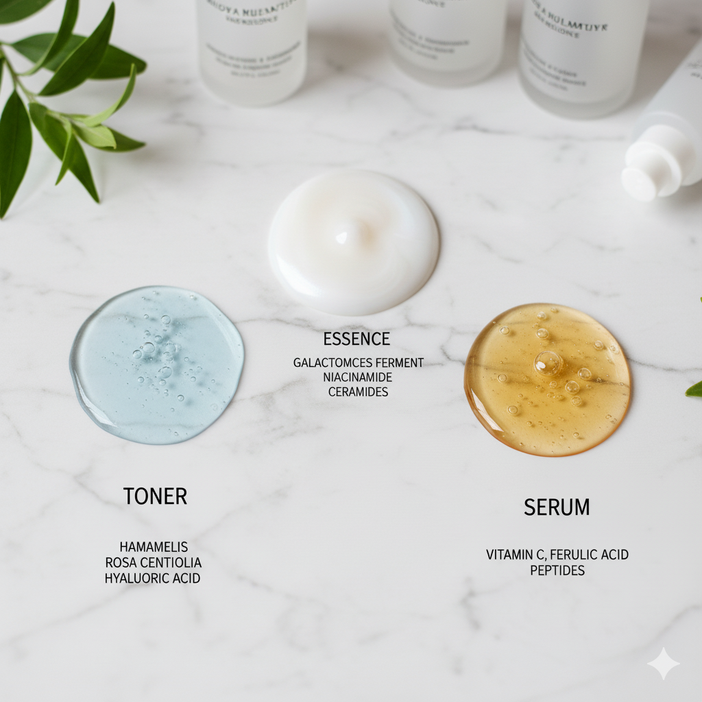 Toner, essence och serum – vad är skillnaden och vad behöver du egentligen?